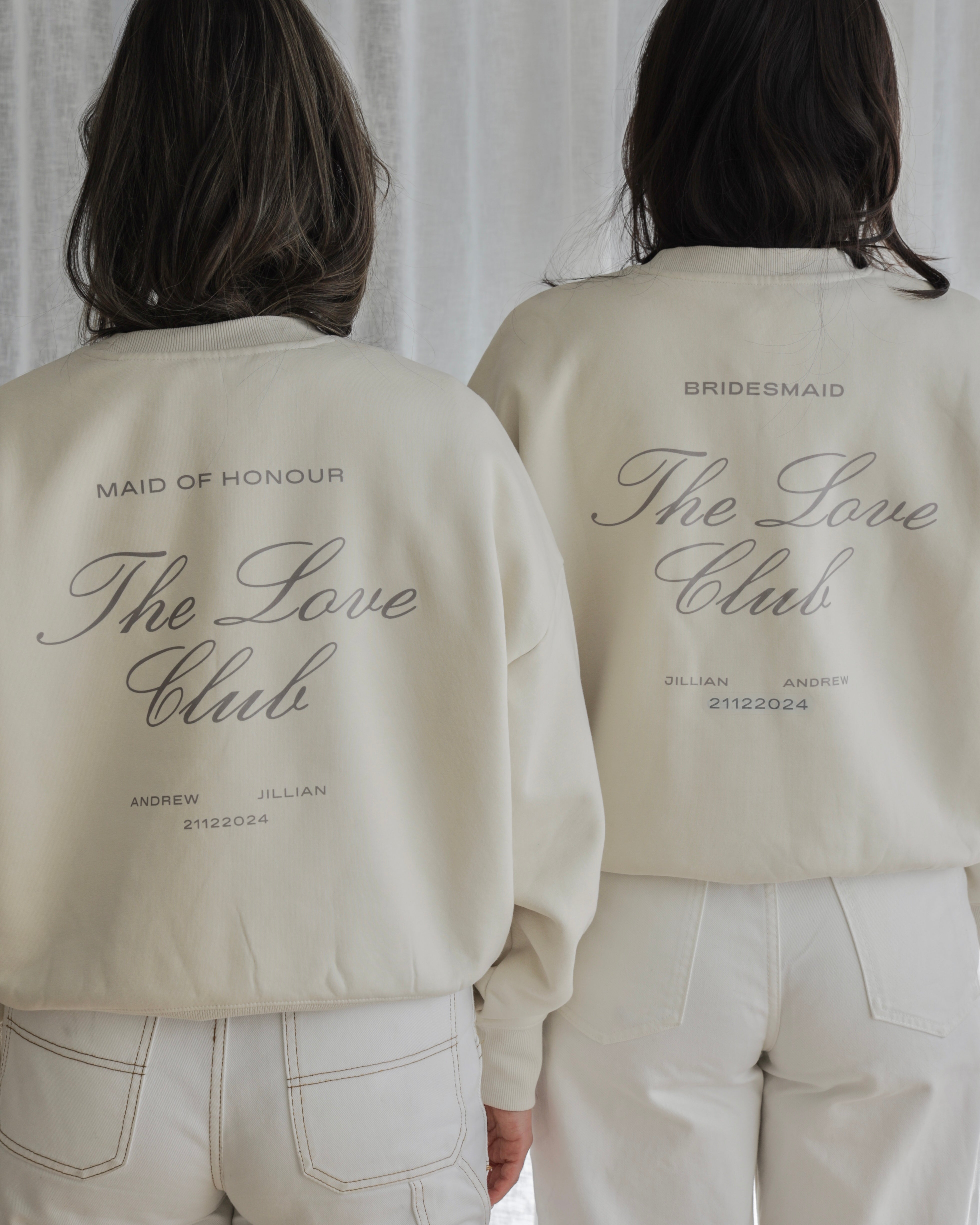 The Love Club Sweater – Personalised