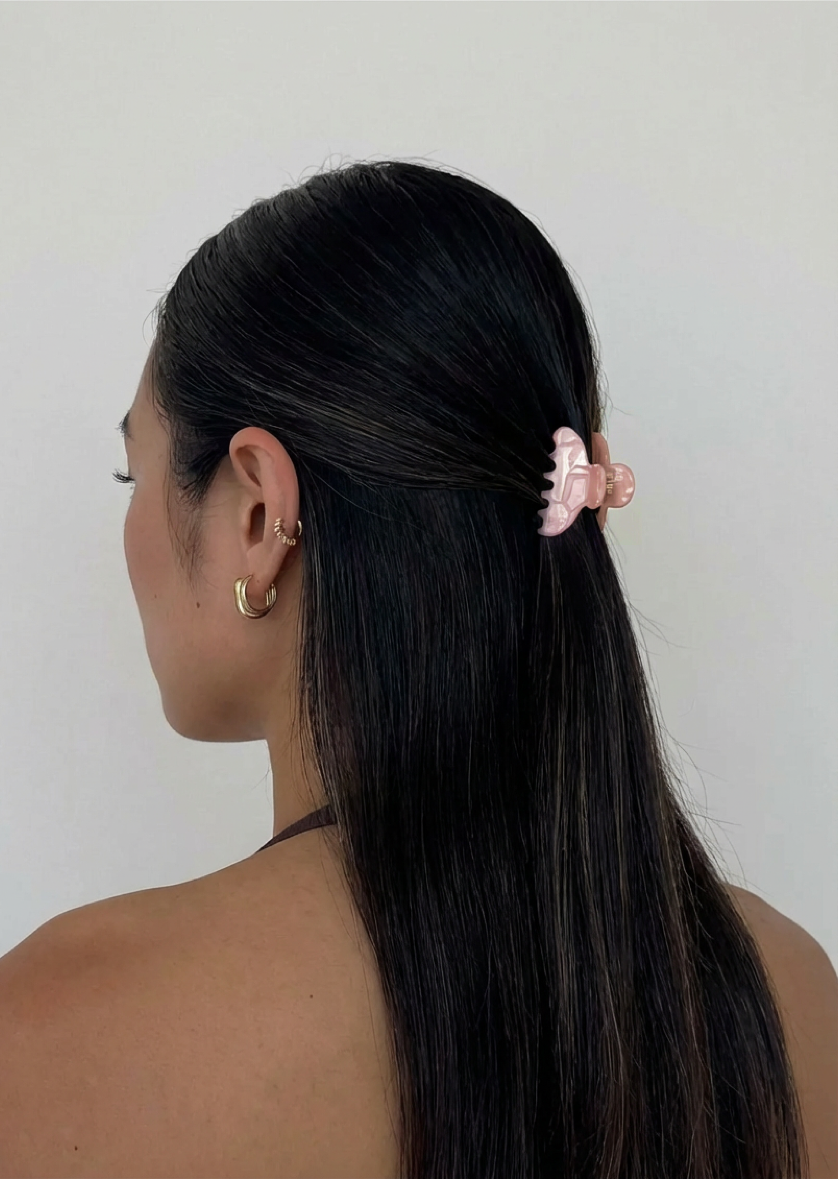 Signature Claw Clip Mini – Pink Muse